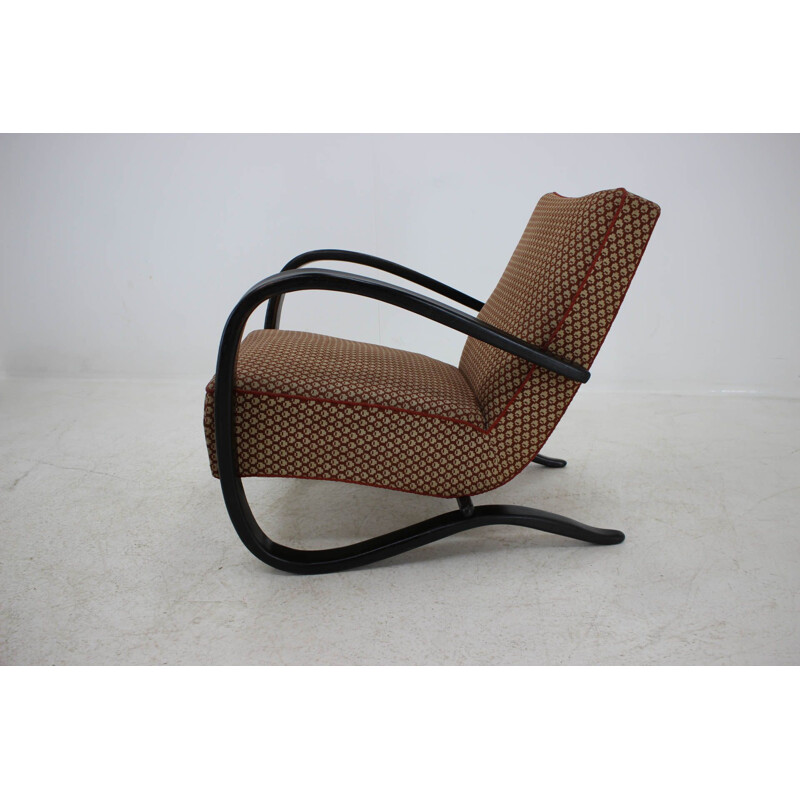 Vintage armchair model H 269 by Jindrich Halabala, 1940s