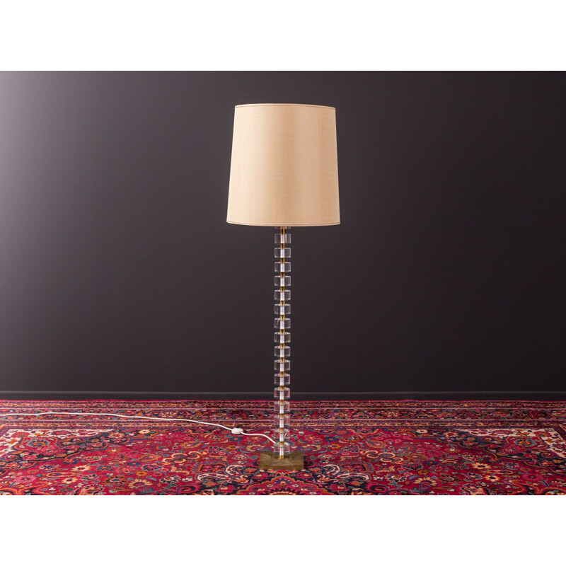 Brass vintage floor lamp, 1970s