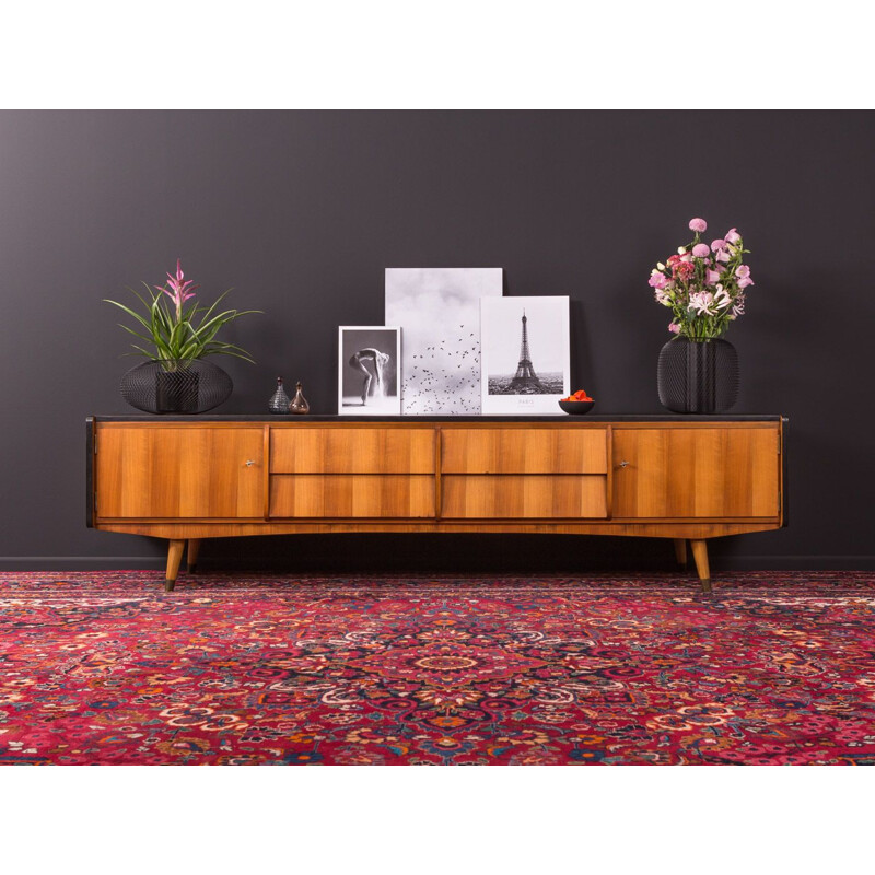 Walnut vintage sideboard, 1950s