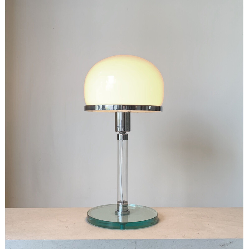 Vintage Valentino table lamp by Metalarte, 1980s