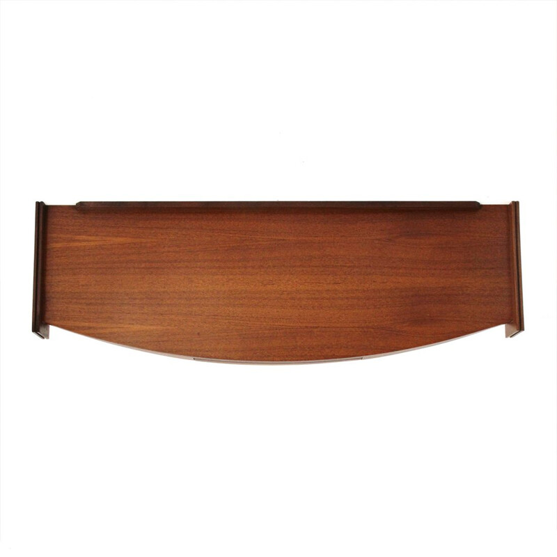 Vintage Italian wall shelf or console with drawer, 1960s
