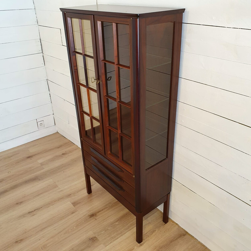 Vintage cabinet in Rio rosewood by Torbjorn Afdal for Bruksbo, Norway 1950