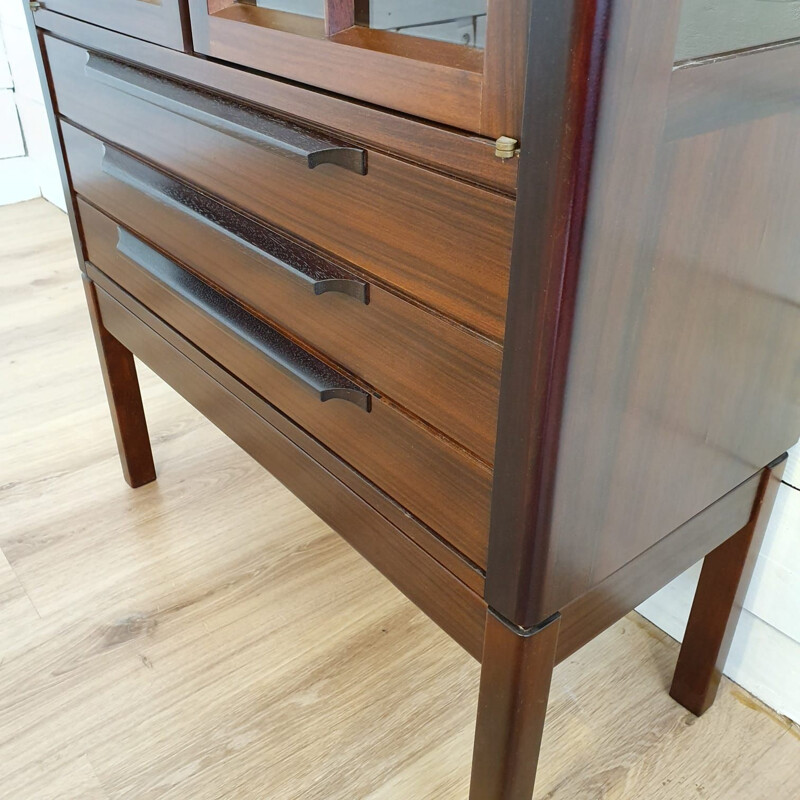 Vintage cabinet in Rio rosewood by Torbjorn Afdal for Bruksbo, Norway 1950