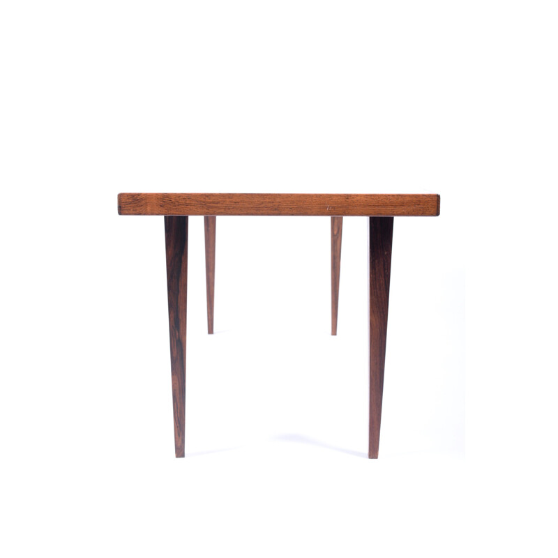 Silkeborg side table in afro teak - 1950s