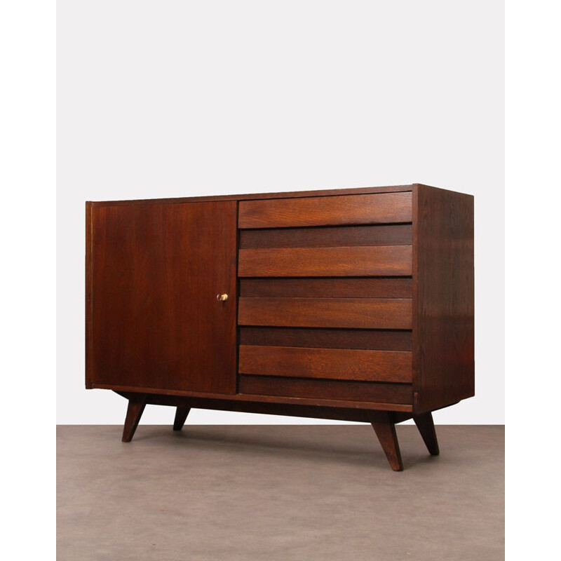Vintage tinted wooden chest of drawers designed by Jiri Jiroutek, 1960