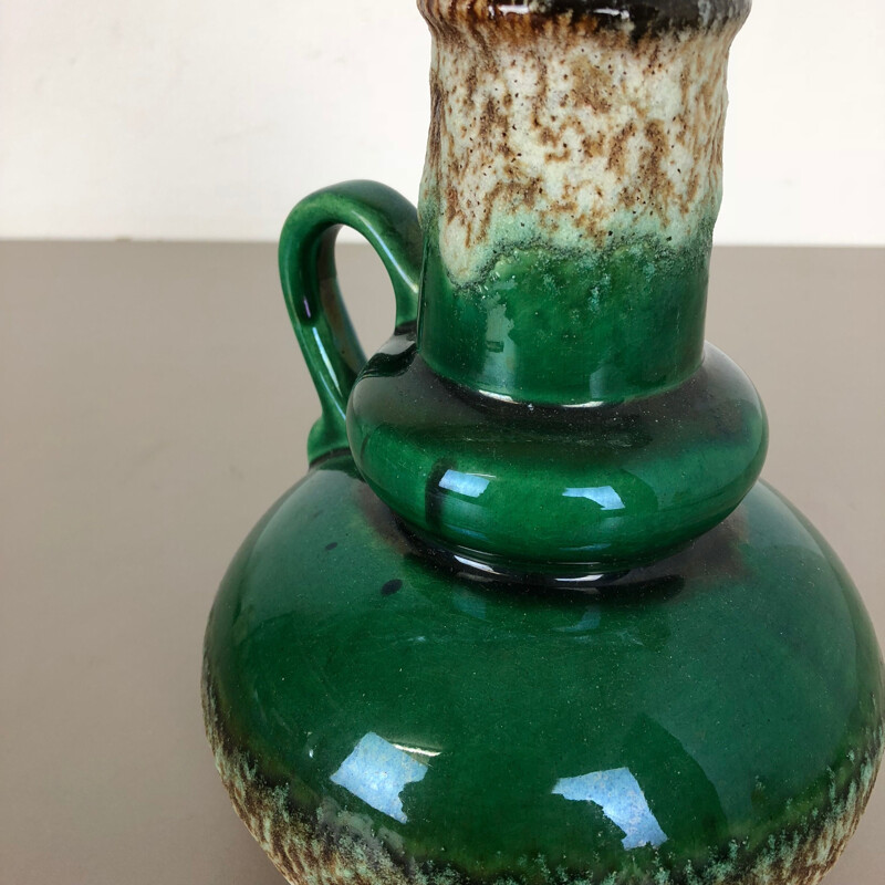 Seltene Vintage-Vase aus Keramik Multicolor Fat Lava "402-21" von Jopeko, Deutschland, 1970
