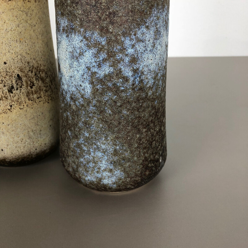 Paar Vintage-Vasen "206-26" von Scheurich, Deutschland 1970