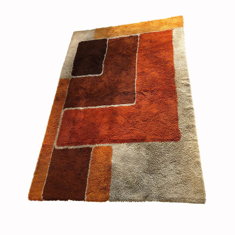 Vintage Colorful Rug by Desso, Netherlands 1970s