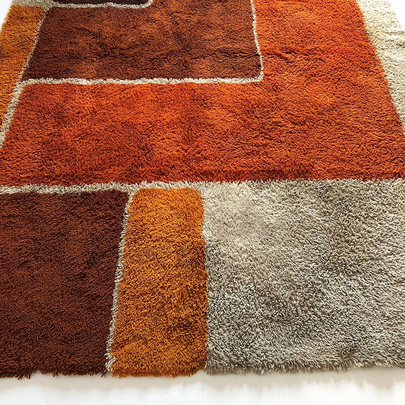 Vintage Colorful Rug by Desso, Netherlands 1970s