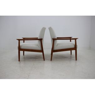 Paires de fauteuils vintage par Jiroutek, années 1960