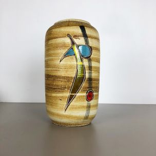 Vintage Multicolor Vase 546-40 by Scheurich, 1960s
