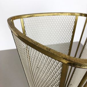 Vintage Umbrella Stand in Brass, France 1960s