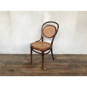 Chaise vintage Thonet n 11 en cannage, France 1890-1900