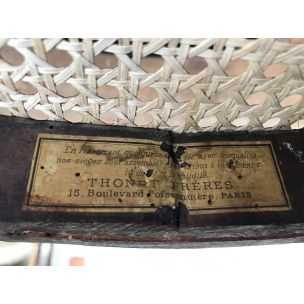 Chaise vintage Thonet n 11 en cannage, France 1890-1900