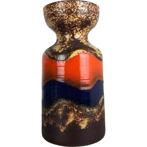 Vintage Vase aus Fat Lava Keramik von Dômmler und Breiden, Deutschland 1970