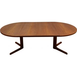 Vintage teak dining table by Niels O. Moller for Gudme Mobelfabrik, 1960s