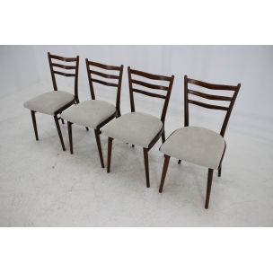 Conjunto de 4 sillas vintage de Interier Praha, 1970