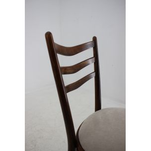 Suite de 4 chaises vintage par Interier Praha, 1970