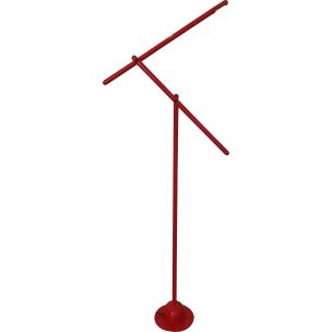 Mira red vintage floor lamp by Mario Arnaboldi for Programmaluce, Italy, 1980s