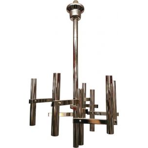 Vintage chandelier by Gaetano Sciolari for Sciolari, 1960s