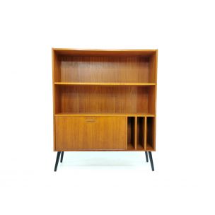 Vintage teak bookcase, by Clausen & Son, Denmark, 1970s