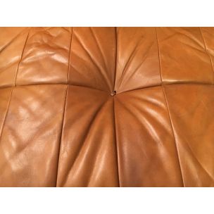 Vintage 3-seater leather sofa DS80 by De Sede, Switzerland, 1970s