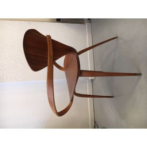 Vintage Pretzel walnut chair by Norman Cherner for Plycraft, US,1957s