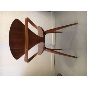 Vintage Pretzel walnut chair by Norman Cherner for Plycraft, US,1957s