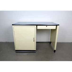 Bureau en acier vintage par Baisch, Allemagne, 1950