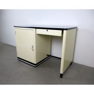 Bureau en acier vintage par Baisch, Allemagne, 1950