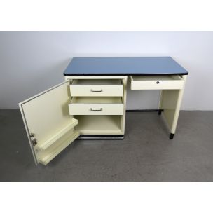 Vintage steel Desk by Baisch, Germany, 1950