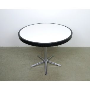 Vintage round meeting table by Delta Design for Wilkhahn, Germany, 1970