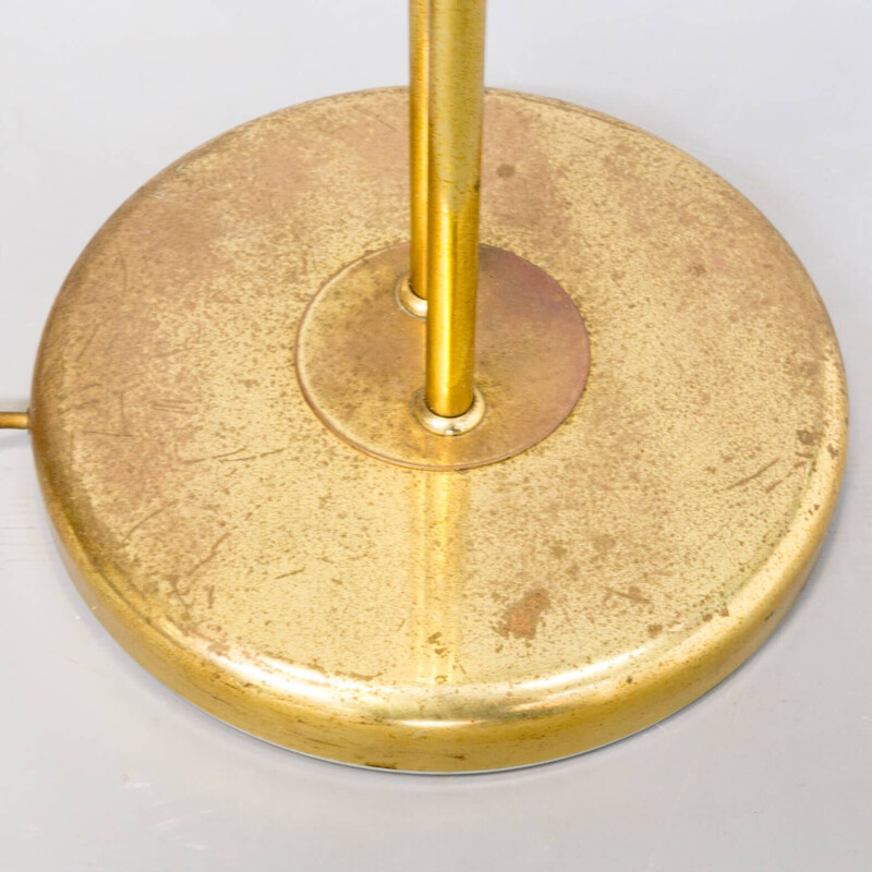 Vintage brass floorlamp for Wofi Leuchten, 1980s