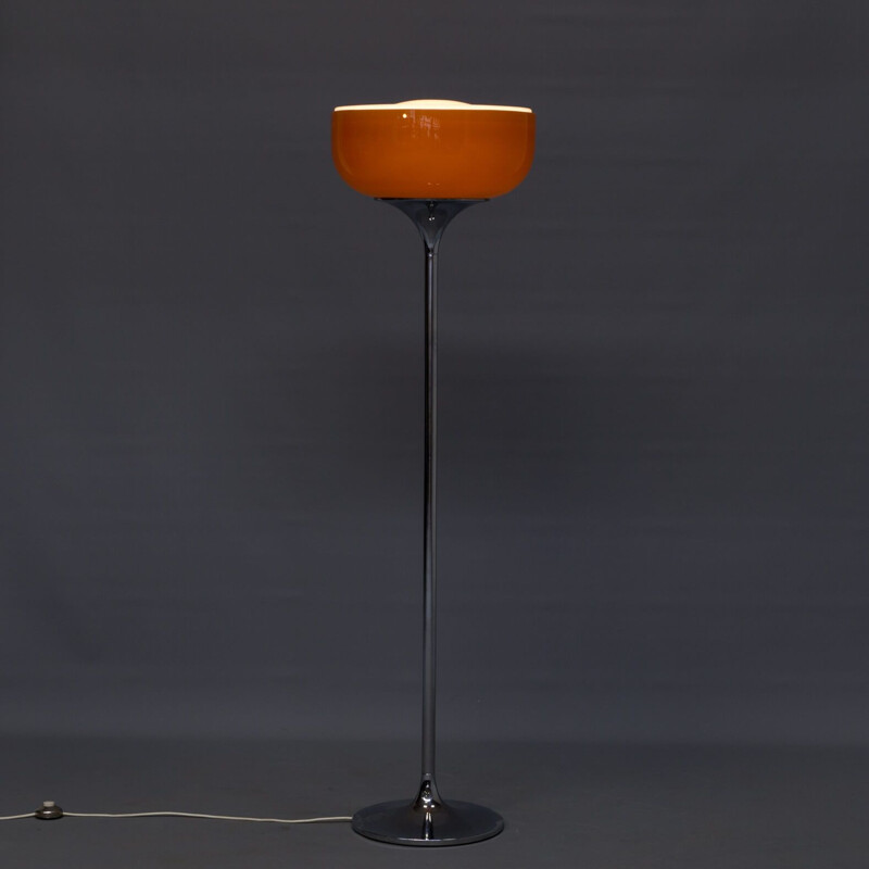 Vintage "sunrise" floorlamp by Harvey Guzzini for Meblo, 1970s