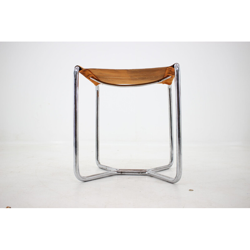 Taburete cromado vintage de Marcel Breuer para Thonet B8, 1930