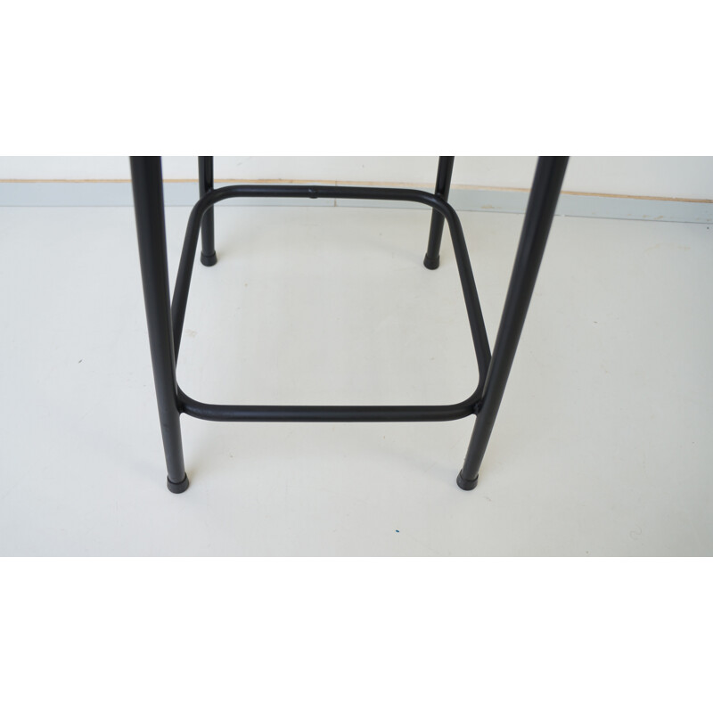 Rohe Noordwolde stool in rattan and metal, Van SLIEDREGT - 1960s