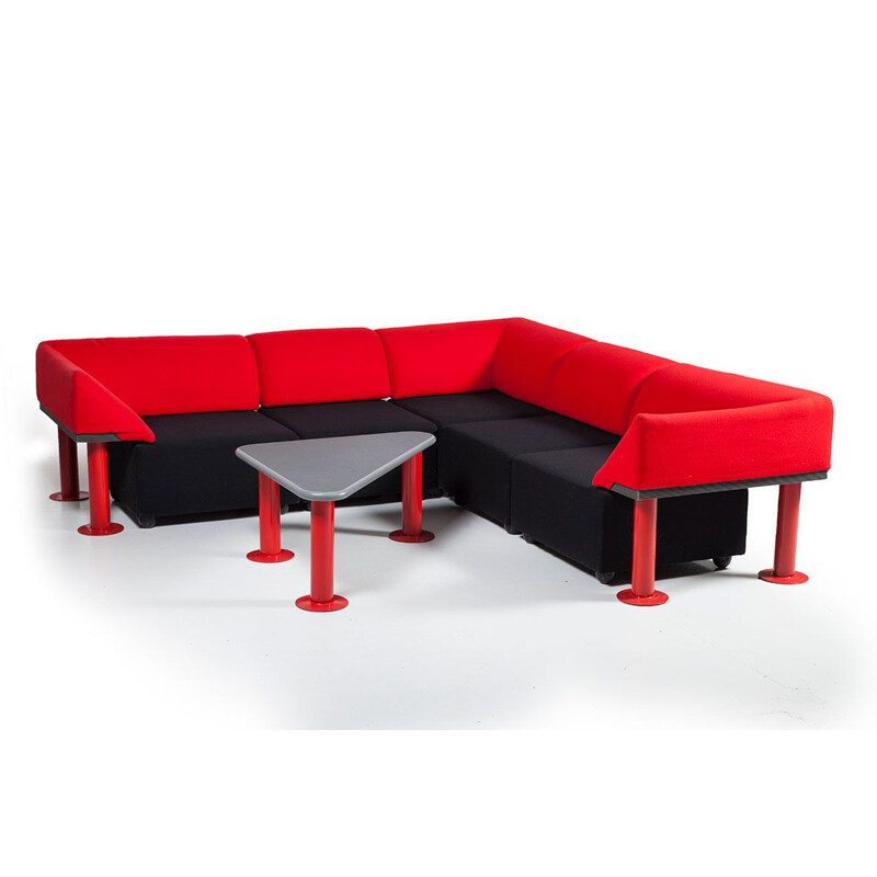 Vintage lounge set modelo 960 Quadrio de Michael McCoy para Artifort, 1986