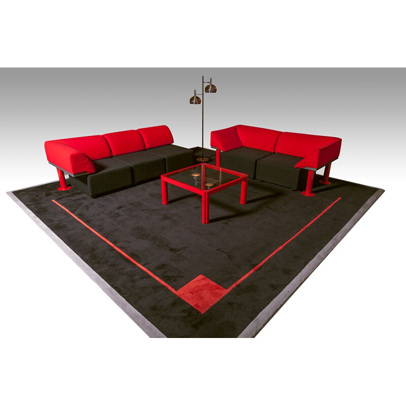 Vintage lounge set modelo 960 Quadrio de Michael McCoy para Artifort, 1986