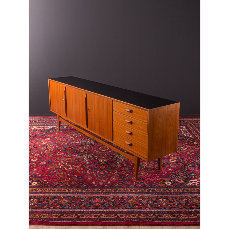 Enfilade vintage en teck, design scandinave, Allemagne, 1960