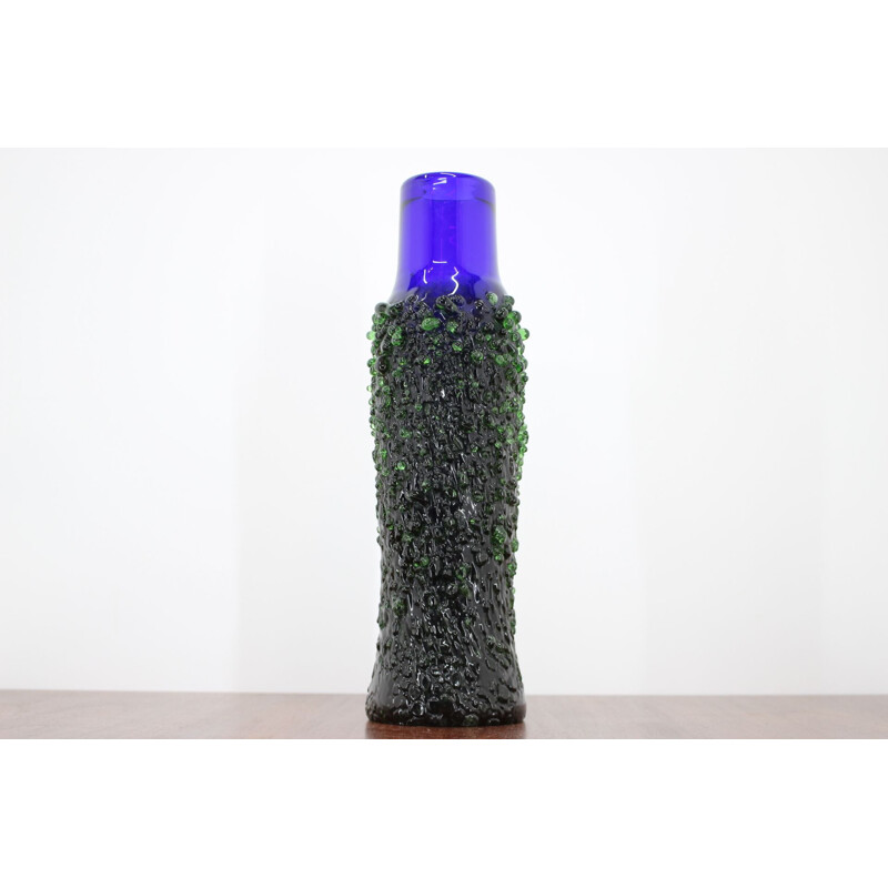 Vintage glass vase called Galaxy by Miloslava SvobodovMd-Wickmans for 'krdlovice, 1970