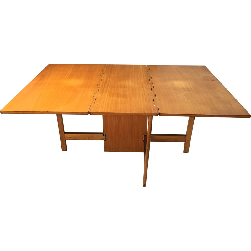 Herman Miller dining table in birch, George NELSON - 1950s