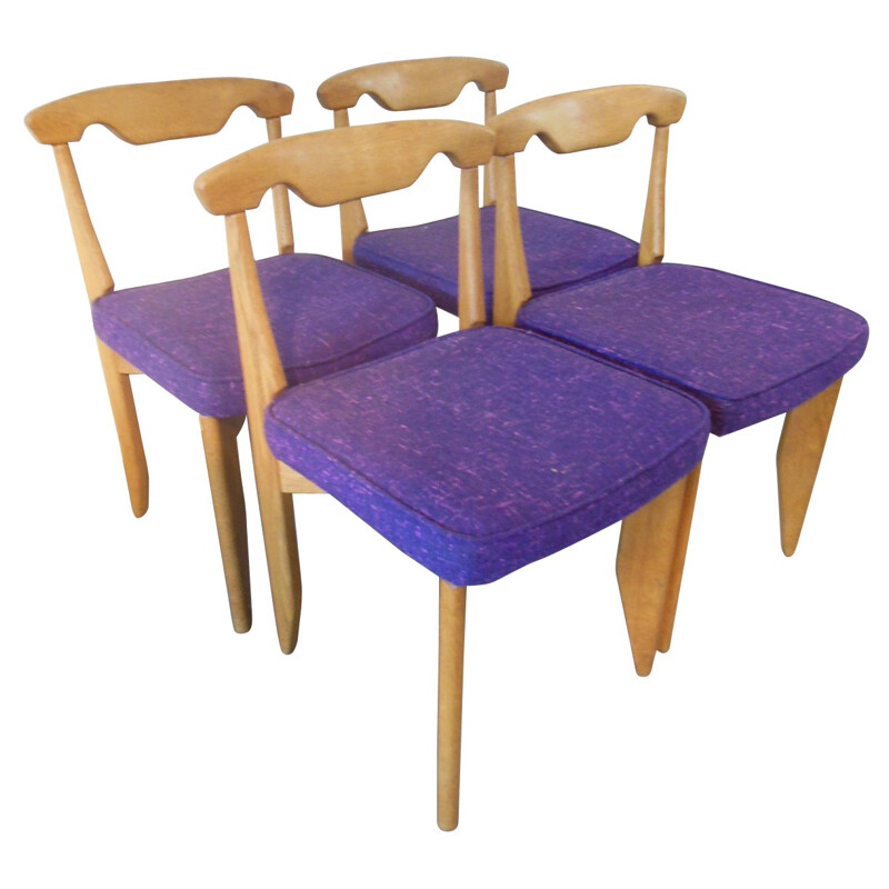 4 chaises édition "votre maison", GUILLERME et CHAMBRON - années 70