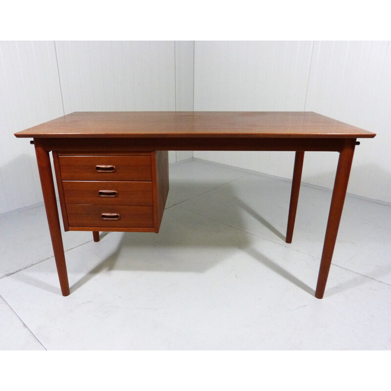 Vintage teak desk by Arne Vodder for Sigh & Søns Møbelfabrik, Denmark 1960s