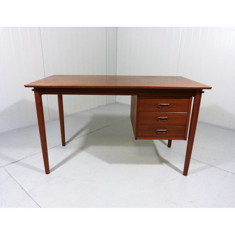 Vintage teak desk by Arne Vodder for Sigh & Søns Møbelfabrik, Denmark 1960s