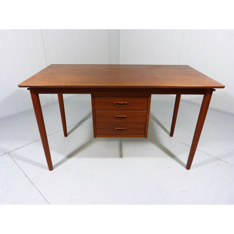 Vintage teak desk by Arne Vodder for Sigh & Søns Møbelfabrik, Denmark 1960s