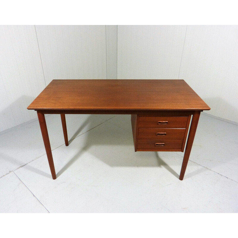 Vintage teak desk by Arne Vodder for Sigh & Søns Møbelfabrik, Denmark 1960s