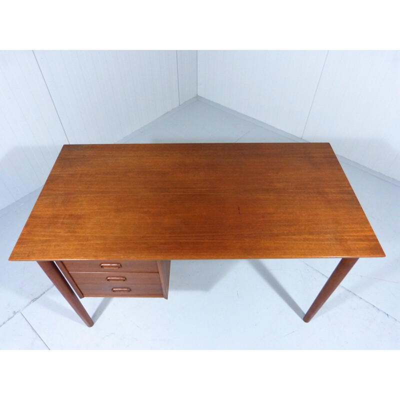 Vintage teak desk by Arne Vodder for Sigh & Søns Møbelfabrik, Denmark 1960s