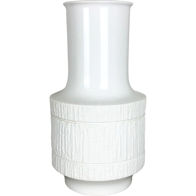 Vase vintage en porcelaine - blanc