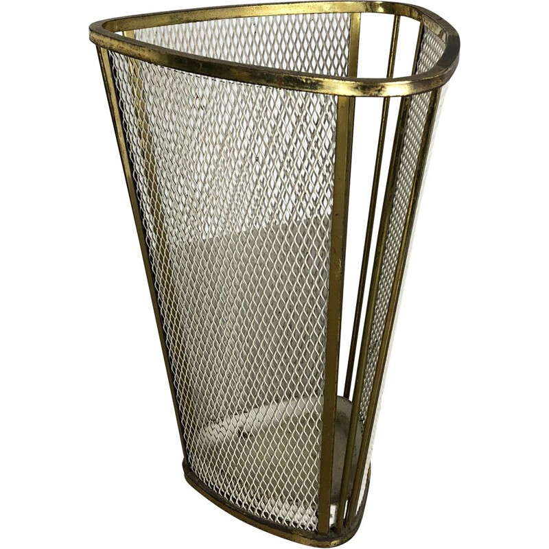 Vintage Umbrella Stand in Brass, France 1960s