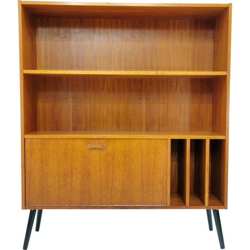 Vintage teak bookcase, by Clausen & Son, Denmark, 1970s